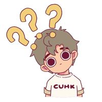 Thinking What Sticker by CUHK