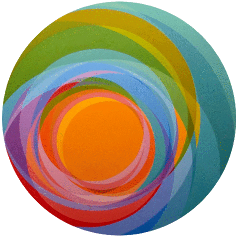 art circle Sticker by Gabriel Ebensperger
