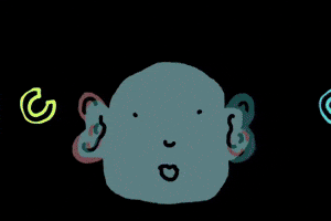 Listen In And Out GIF by Barbara Pozzi