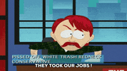 angry jobs GIF by South Park 