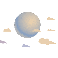 Planet Galaxy Sticker by Sunnies Studios