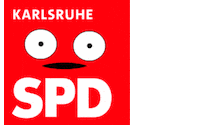 spdkarlsruhe politik spd karlsruhe sozial Sticker