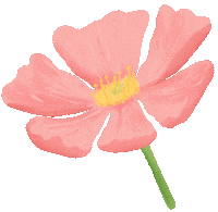 Illustration Flower Sticker