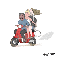 simonbadt happy smile friends travel Sticker