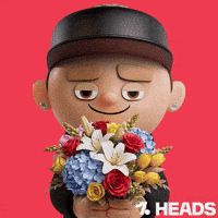 I Love You Flowers GIF by OneFootball Heads