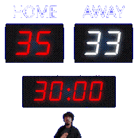 33 Away Sticker