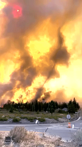 California's Deadly Mill Fire Produces 'Smokenado'