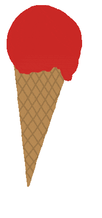 Icecream Eating Sticker by kapelusch