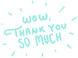 Thank You So Much Wow Sticker