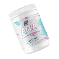 Alvafitness level up alva alva fitness level up preworkout Sticker