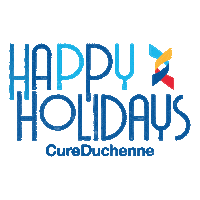 Happy Holidays Sticker by CureDuchenne