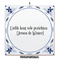 Verlangen Vertrouwen Sticker by Tegelspreuken.nl