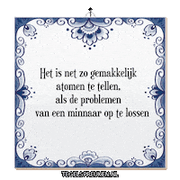 Spreuk Troost Sticker by Tegelspreuken.nl