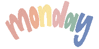 Flowers Monday Sticker