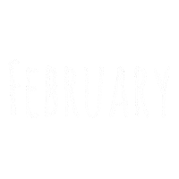 Text February Sticker