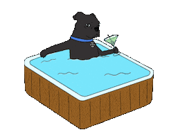 Hot Tub Art Sticker by huyhasbeen