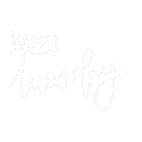 Happy Tuesday Sticker by Sincerely Barbie Designs