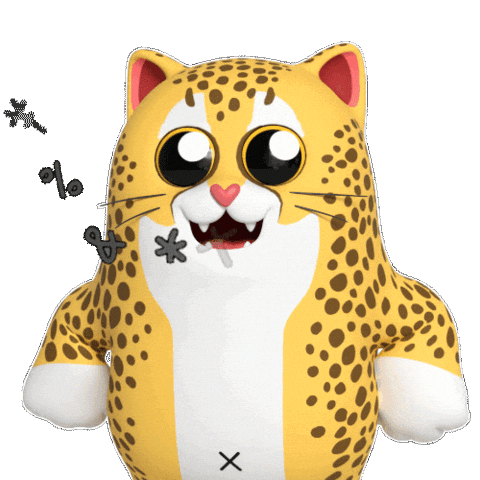 Angry Bad Words Sticker by Liberty Cats Emojis