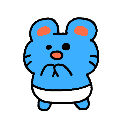 pikuiku rats chido cute dance 쥐 Sticker
