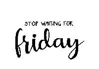 Friday Stop Sticker by FEMschool