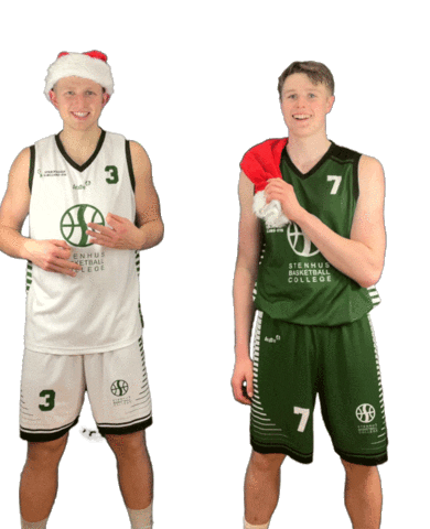 William Celebrating Sticker by Stenhus Basketball College