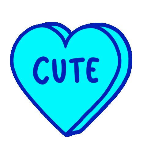 Im Cute Love You Sticker by Stine Greve