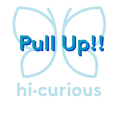 Butterfly Pull Up Sticker by HiCurious