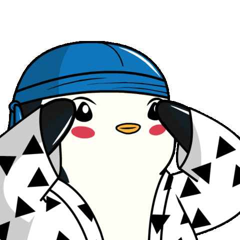 No Way Wow Sticker by Pudgy Penguins