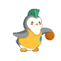 Basketball Nba Sticker by Pudgy Penguins