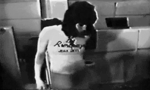 black and white 80s GIF