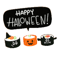 Trick Or Treat Halloween Sticker by oyshisushifrauenfeld