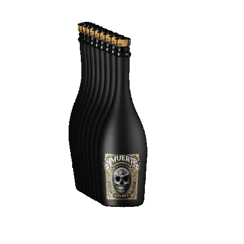 Delea giphygifmaker skull sparkling sparklingwine Sticker