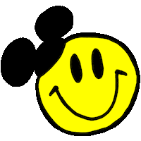motleykingdom smile disney tongue smiley Sticker