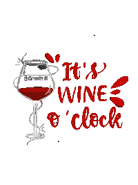 ayushikul tired wine coffeetime wine time Sticker