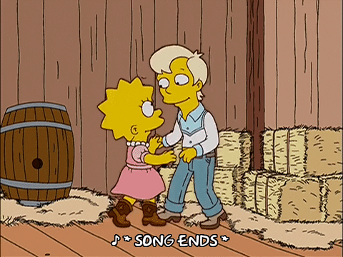 lisa simpson dancing GIF