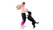 Happy Puppy Love Sticker by Dancewithsophie