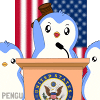 Angry Press Conference GIF by Pudgy Penguins