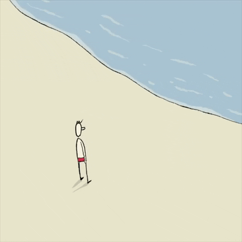 yuvalrob giphygifmaker animation illustration beach GIF