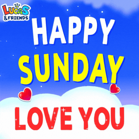 Happy Sunday GIF by Lucas and Friends by RV AppStudios