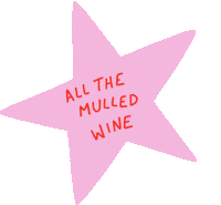 Mulled Wine Sticker by Poppy Deyes