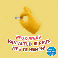 demooimakers trash cigarette recycling cleanup GIF