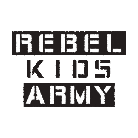 Rebelkids giphyupload rebel rebelkids rebelsk Sticker