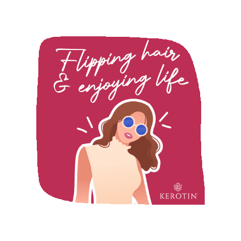 Good Hair Vitamin Sticker by Kerotin Hair Care