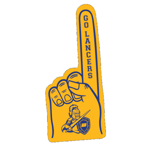 Wsu Foam Finger Sticker by Worcester State University