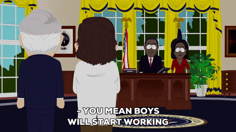 michelle obama questioning GIF by South Park 