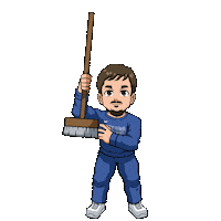 Boban Marjanovic Broom Sticker by Dallas Mavericks