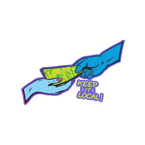 keepitlocalok giphygifmaker Sticker