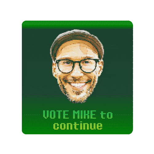 Vote Morris Sticker by Mike Morrice