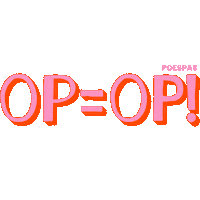 Poespas-nl uitverkoop poespas opop op op Sticker