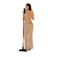 mylosoftpaint dancing club singing dua lipa Sticker